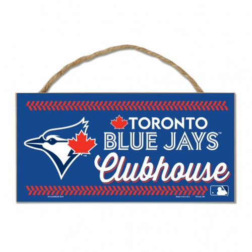 Toronto Blue Jays MLB Baseball Clubhouse Wood Sign with Rope. Toronto Blue Jays MLB Baseball Clubhouse Wood Sign with Rope.