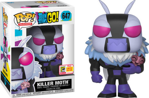 Killer Moth #647 Teen Titans Go SDCC Shared Walmart Exclusive Funko Pop Killer Moth #647 Teen Titans Go SDCC Shared Walmart Exclusive Funko Pop