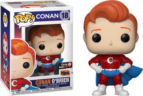 Conan O’Brien Superhero Suit #18 EB Games SDCC Exclsuive Funko Pop
