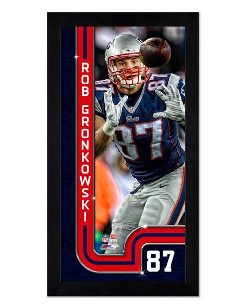Rob Gronkowski New England Patriots Mini Framed Photo
