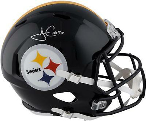 James Conner Pittsburgh Steelers Autographed Speed Replica Football Helmet