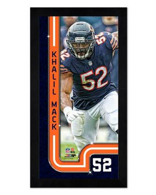 Khalil Mack Chicago Bears  Mini Framed Photo
