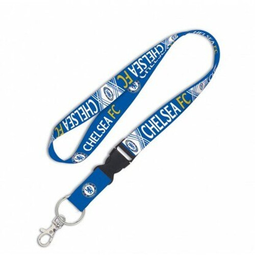 Chelsea FC English Premier League Lanyard with Detachable Buckle 1 Inch Chelsea FC English Premier League Lanyard with Detachable Buckle 1 Inch