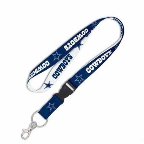 Dallas Cowboys NFL Team Color Lanyard with Detachable Buckle 1 Inch Dallas Cowboys NFL Team Color Lanyard with Detachable Buckle 1 Inch