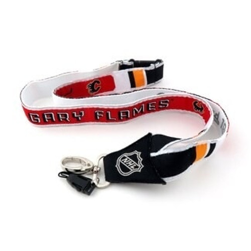 Calgary Flames NHL Team Jersey Woven Lanyard