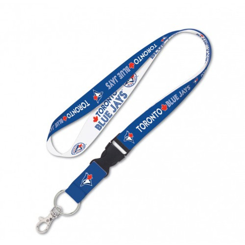 Toronto Blue Jays MLB Team Color  Lanyard with Detachable Buckle 1 Inch