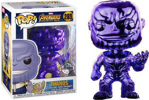 Thanos Purple Chrome #289 Popcultcha Australian Exclusive Funko Pop
