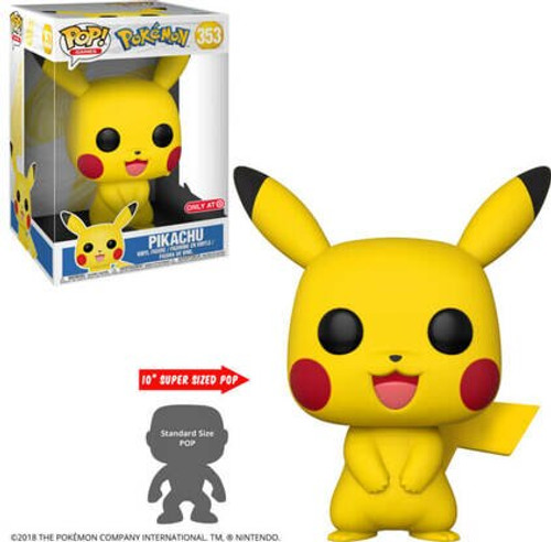 Pikachu #353 Pokemon Target Exclusive 10 Inch Funko Pop Pikachu #353 Pokemon Target Exclusive 10 Inch Funko Pop