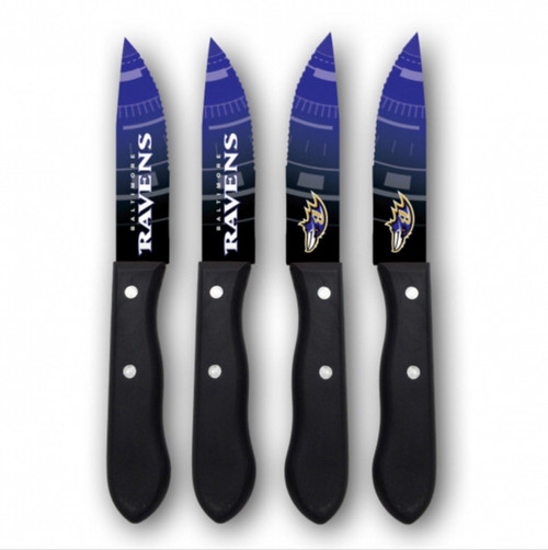 Baltimore Ravens National Football League 4 Pack Steak Knives Baltimore Ravens National Football League 4 Pack Steak Knives