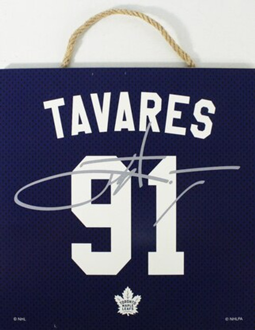John Tavares Toronto Maple Leafs Facsimile Signature NHL 10x10 Wood Sign John Tavares Toronto Maple Leafs Facsimile Signature NHL 10x10 Wood Sign