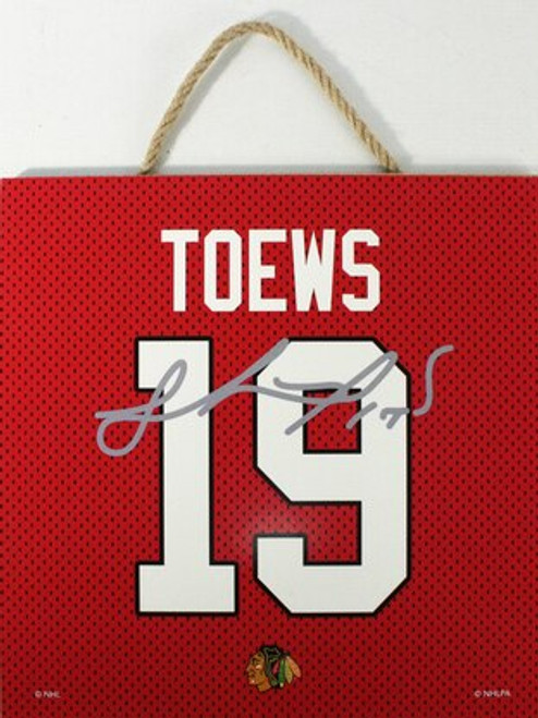 Jonathan Toews Chicago Blackhawks Facsimile Signature NHL 10x10 Wood Sign Jonathan Toews Chicago Blackhawks Facsimile Signature NHL 10x10 Wood Sign