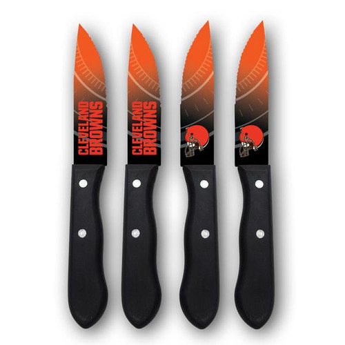 Cleveland Browns National Football League 4 Pack Steak Knives