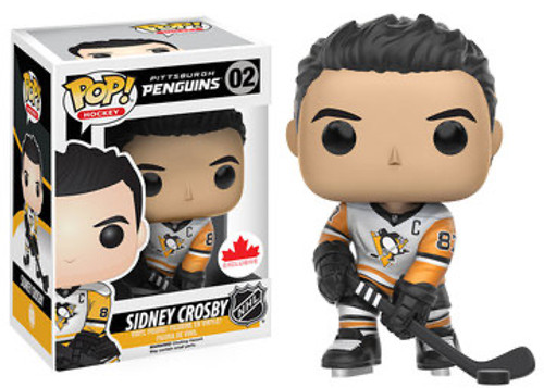Sidney Crosby Pittsburgh Penguins #02 White Jersey NHL Grosnor Exclusive Funko Pop