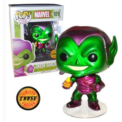 Green Goblin #109 Metallic Chase Walgreens Exclusive Funko Pop Green Goblin #109 Metallic Chase Walgreens Exclusive Funko Pop