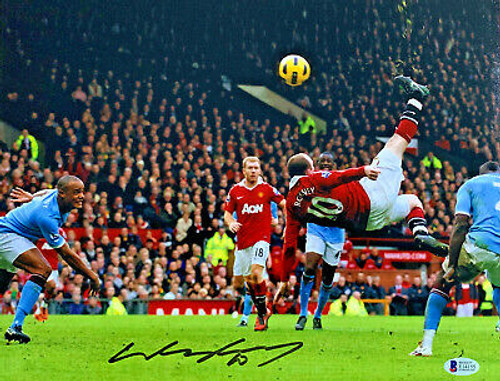 Wayne Rooney Manchester United EPL Autographed 11x14 Photo