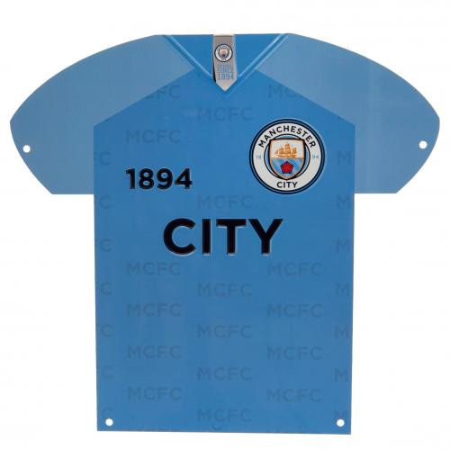 Manchester City FC English Premier League Jersey Tin Sign