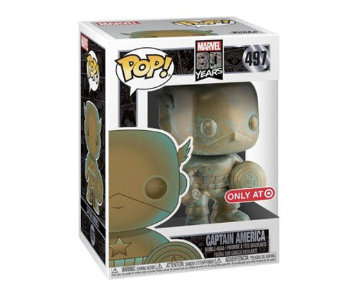 Captain America Patina #497 Marvel 80th Anniversary Target Exclusive Funko Pop Captain America Patina #497 Marvel 80th Anniversary Target Exclusive Funko Pop