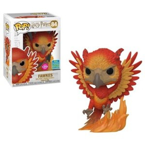 Fawkes #84 Flocked Harry Potter Hot Topic Exclusive Funko Pop Fawkes #84 Flocked Harry Potter Hot Topic Exclusive Funko Pop