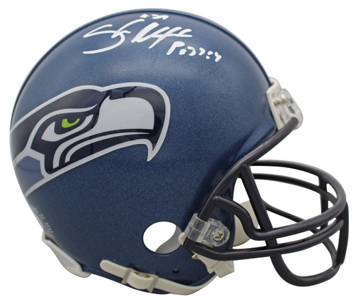 Shaun Alexander  Seattle Seahawks Autographed Full Size Replica helmet