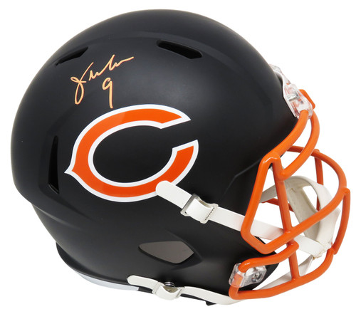Jim McMahon Chicago Bears Autographed Replica Matte Black Speed Helmet
