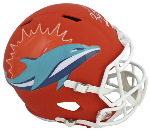 Ricky Williams Miami Dolphins Autographed  AMP Replica Speed Helmet with Smoke Weed Everyday Inscription