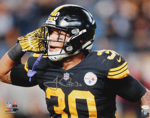 James Conner Pittsburgh Steelers  Signed Let’s Hear Yeah 16x20 Photo