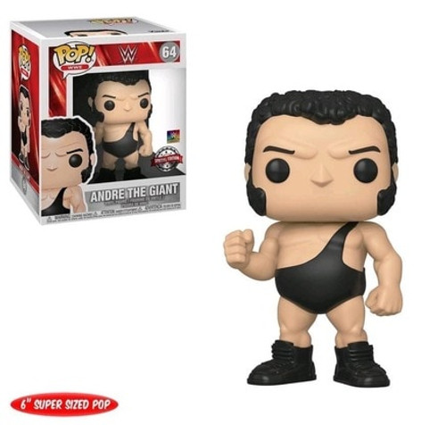 Andre The Giant #64 WWE 6 Inch Walmart Exclusive Funko Pop Andre The Giant #64 WWE 6 Inch Walmart Exclusive Funko Pop