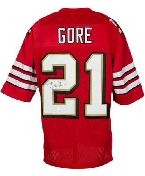 Frank Gore San Francisco 49ers Autographed NFL Custom Football Jersey Frank Gore San Francisco 49ers Autographed NFL Custom Football Jersey
