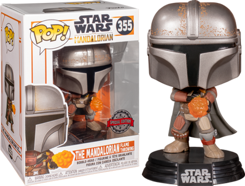 The Mandalorian #355 Flaming Throwing Target Exclusive Funko Pop The Mandalorian #355 Flaming Throwing Target Exclusive Funko Pop