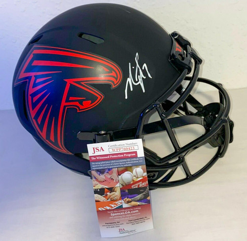 Michael Vick Atlanta Falcons Autographed Eclipse Speed Replica Helmet