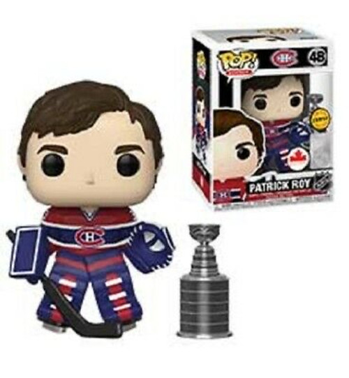 Patrick Roy Montreal Canadiens #45 Chase with Stanley Cup NHL Grosnor Exclusive Funko Pop