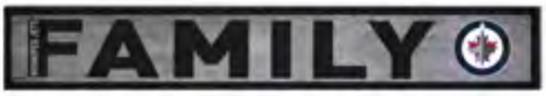 Winnipeg Jets NHL Wood 3x20 Family Sign Winnipeg Jets NHL Wood 3x20 Family Sign
