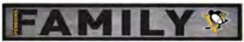 Pittsburgh Penguins NHL Wood 3x20 Family Sign