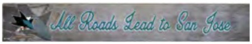 All Roads Lead to San Jose Sharks NHL Wood 3x20 Family Sign All Roads Lead to San Jose Sharks NHL Wood 3x20 Family Sign