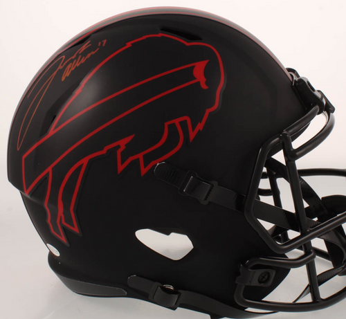 Josh Allen Buffalo Bills Autographed Eclipse Replica Full Size NFL Speed Helmet Josh Allen Buffalo Bills Autographed Eclipse Replica Full Size NFL Speed Helmet