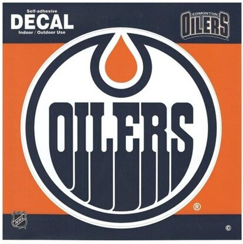 Edmonton Oilers NHL Indoor/Outdoor Adhesive 8x8 Decal