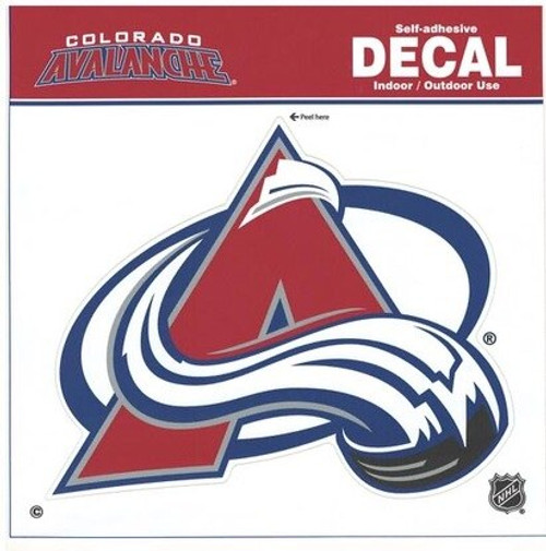 Colorado Avalanche NHL Indoor/Outdoor Adhesive 8x8 Decal