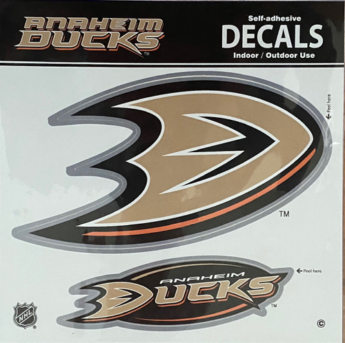 Anaheim Ducks NHL Indoor/Outdoor Adhesive 8x8 Decal