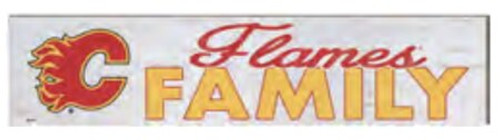 Calgary Flames NHL 3x13 Wood Family Sign