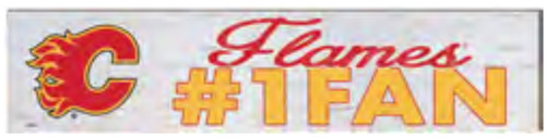 Calgary Flames NHL 3x13 #1 Fan Wood Sign Calgary Flames NHL 3x13 #1 Fan Wood Sign