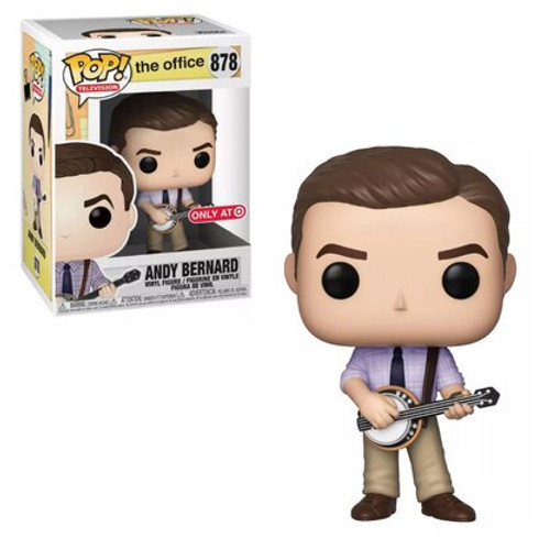 Andy Bernard with Banjo #878 Target Exclusive Funko Pop Andy Bernard with Banjo #878 Target Exclusive Funko Pop