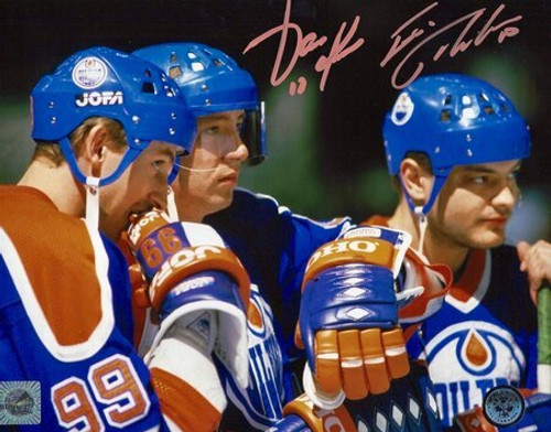 Esa Tikkannen Jari Kurri Edmonton Oilers Dual Signed with Gretzky 16x20 photo Esa Tikkannen Jari Kurri Edmonton Oilers Dual Signed with Gretzky 16x20 photo