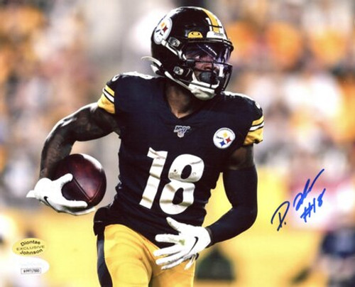Diontae Johnson Pittsburgh Steelers Autographed Yards After Catch 8x10 Photo