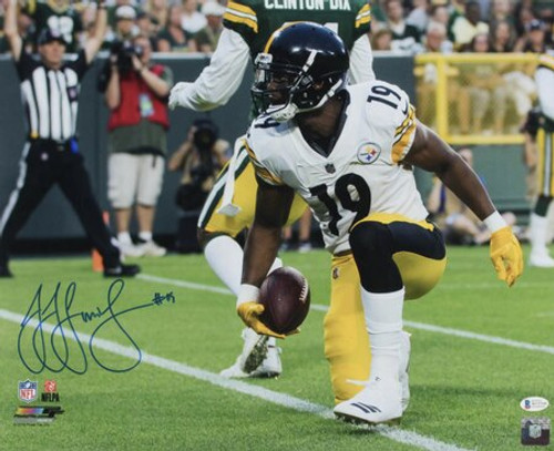 JuJu Smith-Schuster Pittsburgh Steelers Autographed Crowd Touchdown 16x20 Photo JuJu Smith-Schuster Pittsburgh Steelers Autographed Crowd Touchdown 16x20 Photo