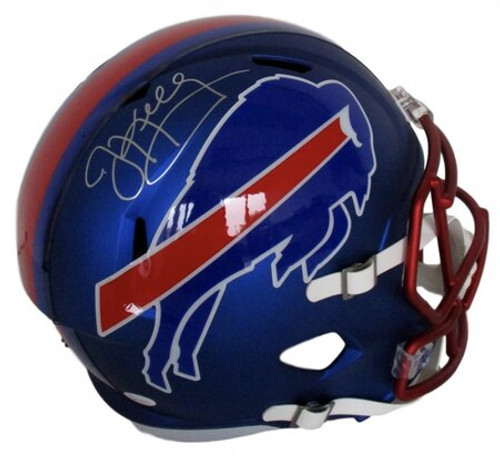 Jim Kelly Buffalo Bills Autographed Blaze Mini Helmet Jim Kelly Buffalo Bills Autographed Blaze Mini Helmet