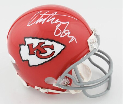 Christian Okoye Kansas City Chiefs Autographed Riddell Mini Football Helmet