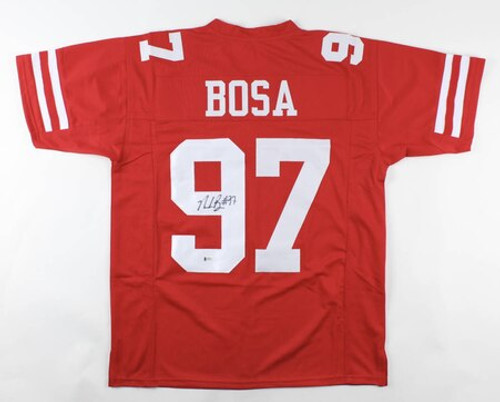 Nick Bosa San Francisco 49ers Autographed NFL Custom Football Jersey