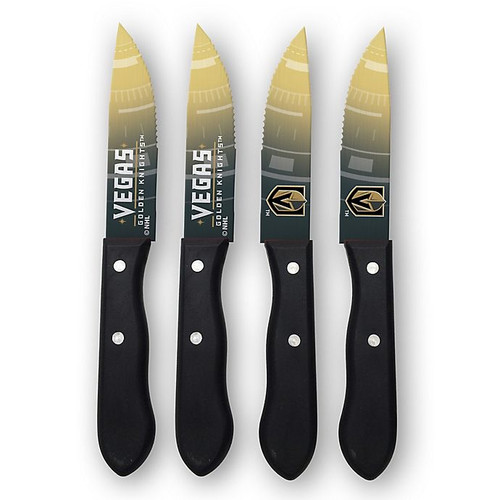 Vegas Golden Knights National Hockey League 4 Pack Steak Knives