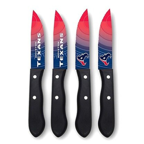 Houston Texans National Football League 4 Pack Steak Knives Houston Texans National Football League 4 Pack Steak Knives
