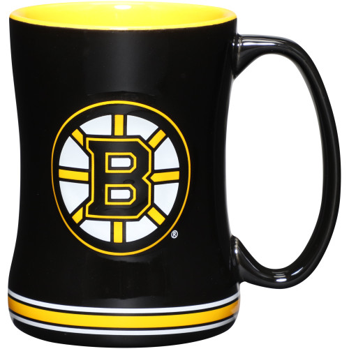 Boston Bruins NHL 14 oz Ceramic Sculpted Coffee Mug
